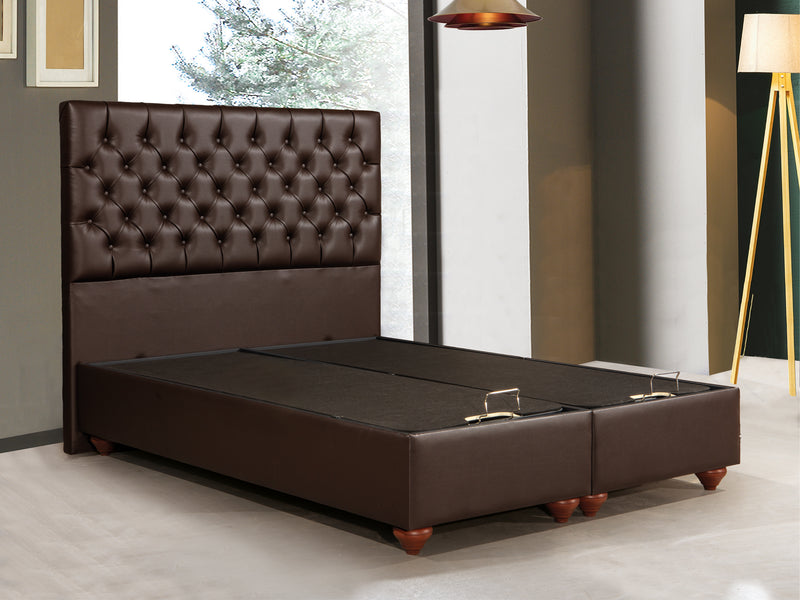 Casabed Leather Storage Bed