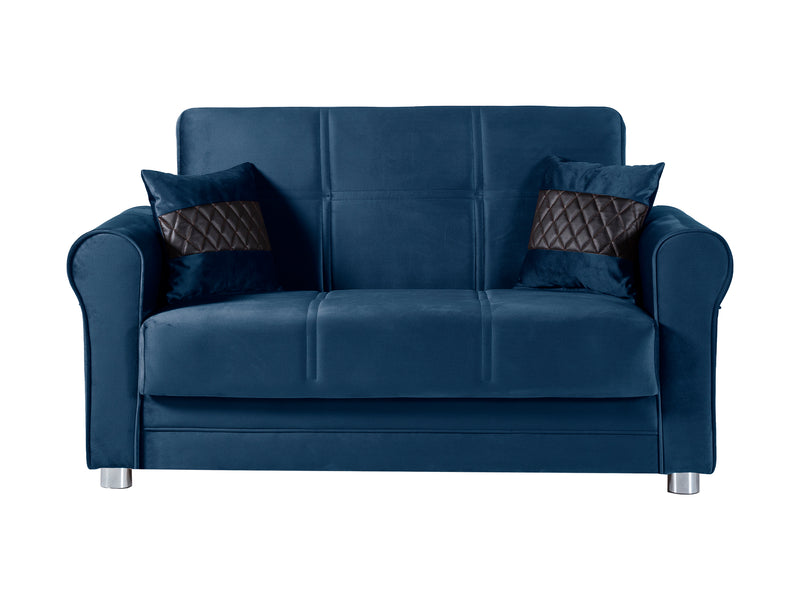 Sara 63" Wide Convertible Loveseat