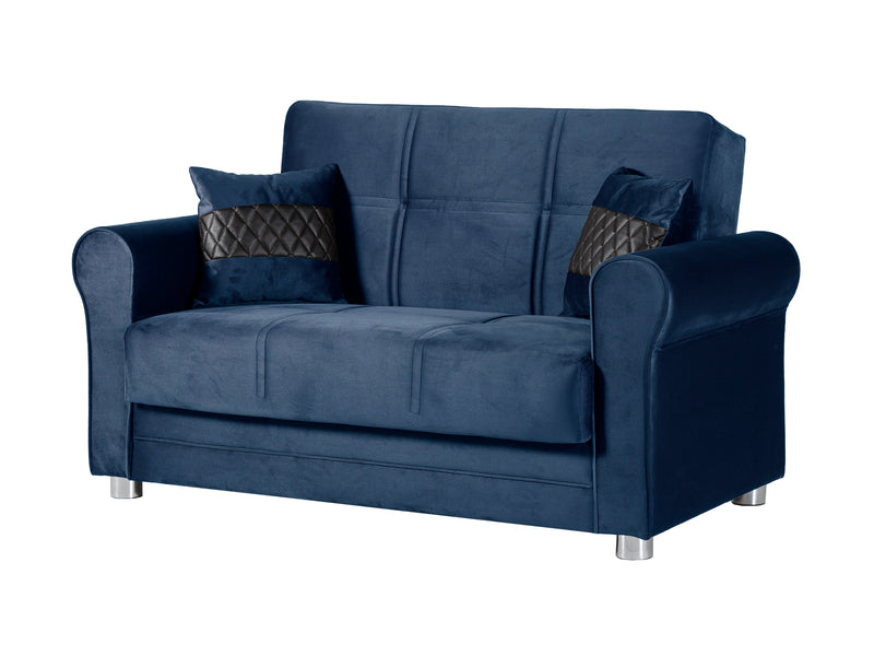 Sara 63" Wide Convertible Loveseat