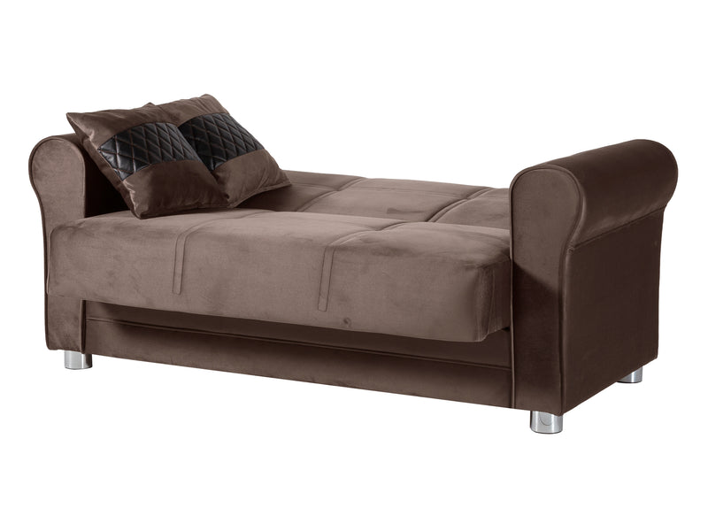 Sara 63" Wide Convertible Loveseat