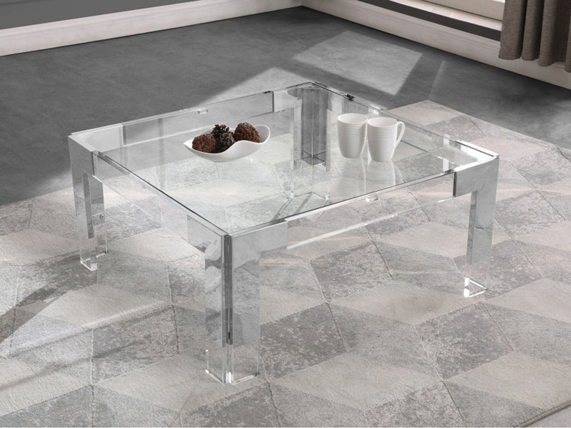 Casper 36" Wide Square Coffee Table