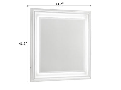 Cassia 63" Wide 6 Drawer Dresser With Mirror