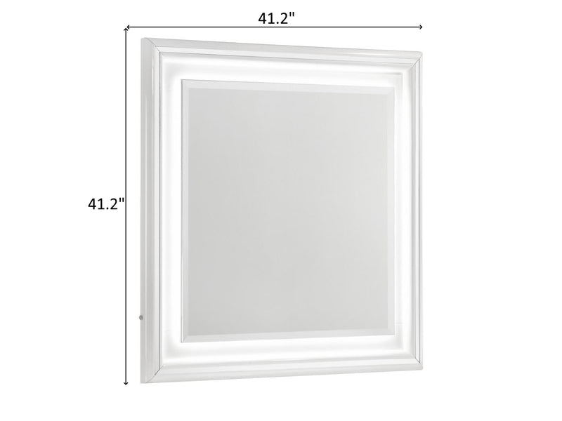 Cassia 63" Wide 6 Drawer Dresser With Mirror