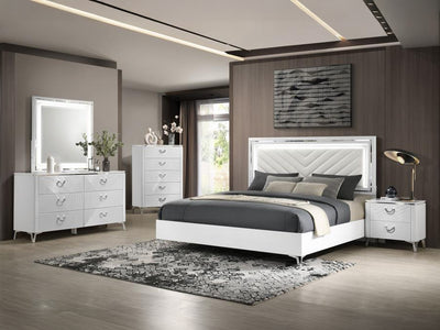 Cassia 63" Wide 6 Drawer Dresser With Mirror