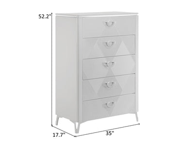 Cassia 35" Wide 5 Drawer Chest