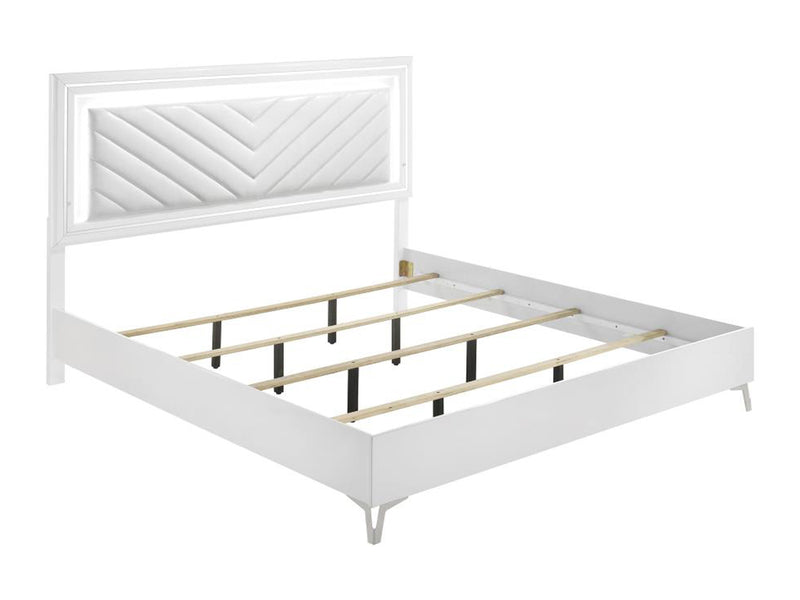 Cassia LED Headboard Platform Bed