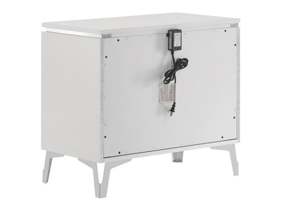 Cassia 23.7" Tall 2 Drawer Nightstand