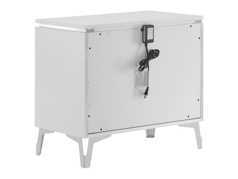 Cassia 23.7" Tall 2 Drawer Nightstand