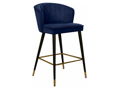 Cassie Velvet Bar Stool (Set of 2)