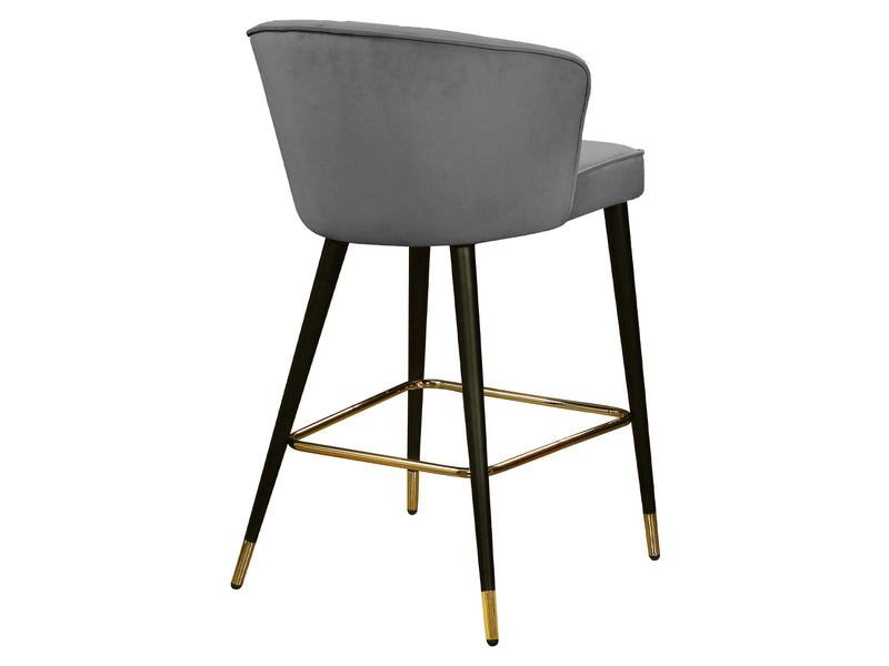 Cassie Velvet Bar Stool (Set of 2)