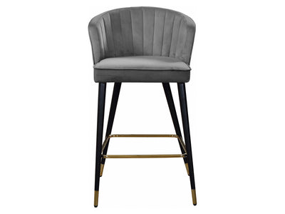 Cassie Velvet Bar Stool (Set of 2)