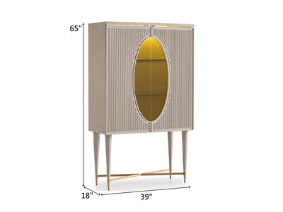 Casto 39" Wide 2 Door Dining Cabinet