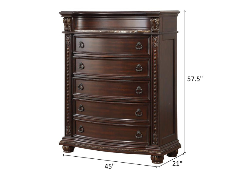 Cavalier 45" Wide 5 Drawer Chest
