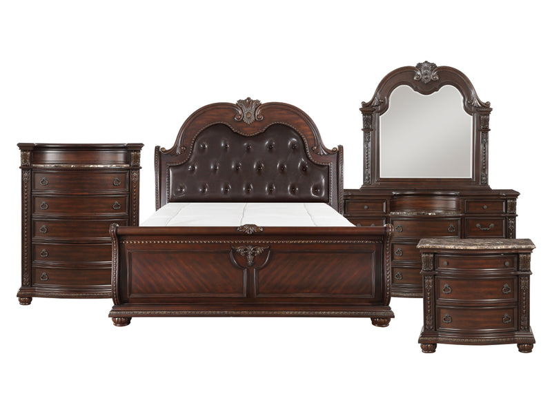 Cavalier 68.5" Wide 11 Drawer Dresser With Mirror
