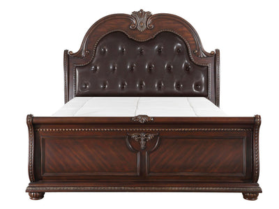 Cavalier Tufted Headboard Platform Bed