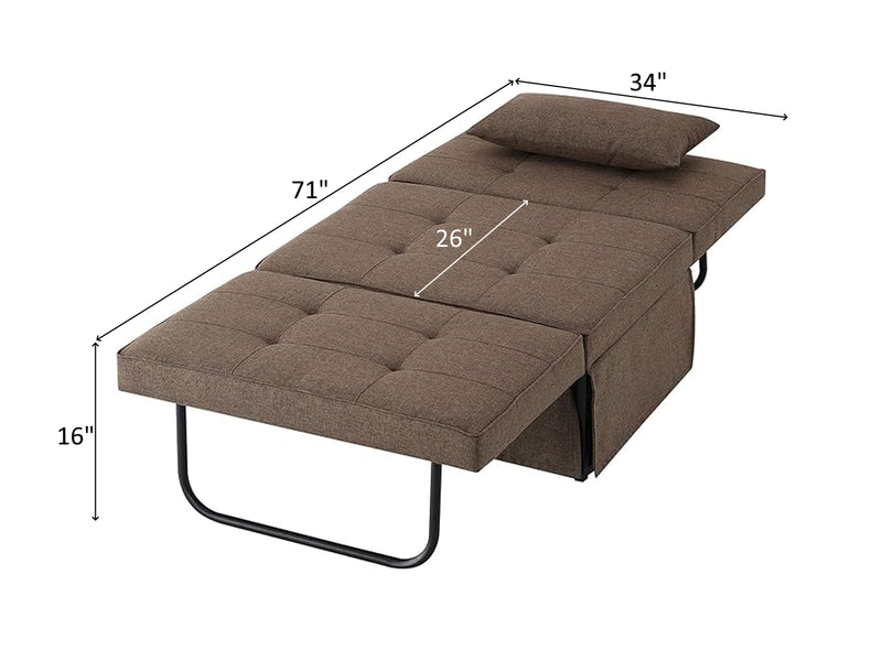 Chairbed 34" Wide Sleeper Chair