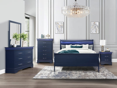 Charlie 59.2" Wide 6 Drawer Dresser With Mirror