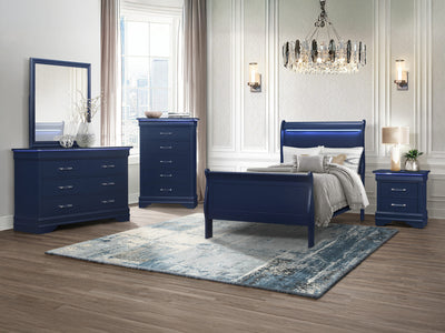 Charlie 59.2" Wide 6 Drawer Dresser With Mirror