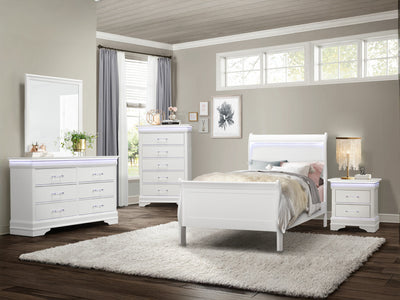 Charlie 59.2" Wide 6 Drawer Dresser With Mirror