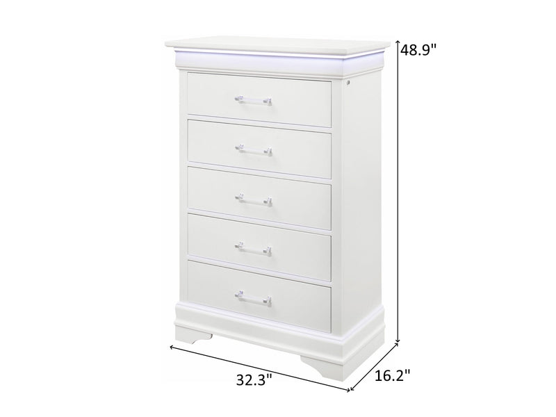 Charlie 32.3" Wide 5 Drawer Chest