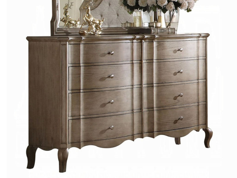 Chelmsford 64" Wide 8 Drawer Dresser With Mirror