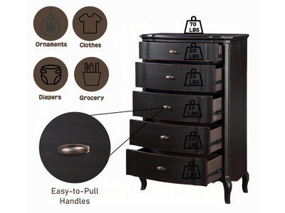 Chelmsford 38" Wide 5 Drawer Chest