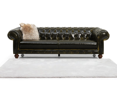 Chester Leather 97" Wide Sofa