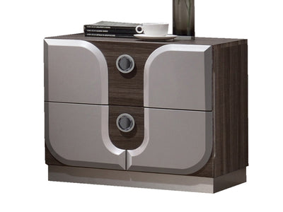 London 20.5" Tall 2 Drawer Nightstand