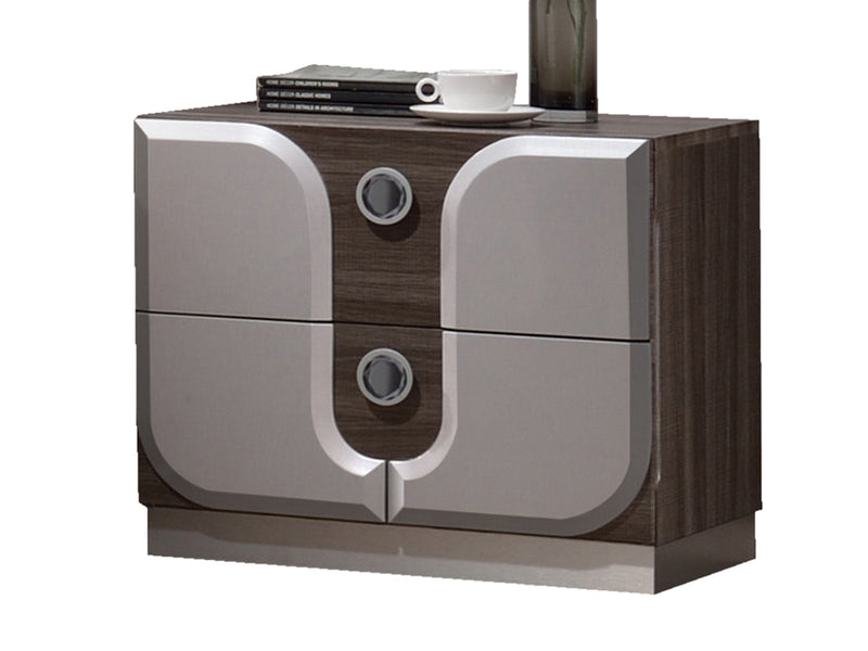 London 20.5" Tall 2 Drawer Nightstand