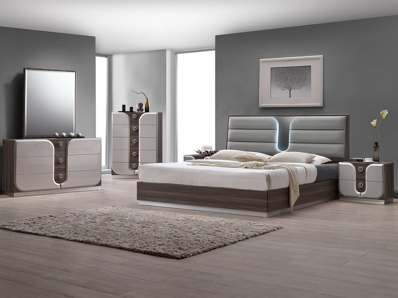 London 20.5" Tall 2 Drawer Nightstand