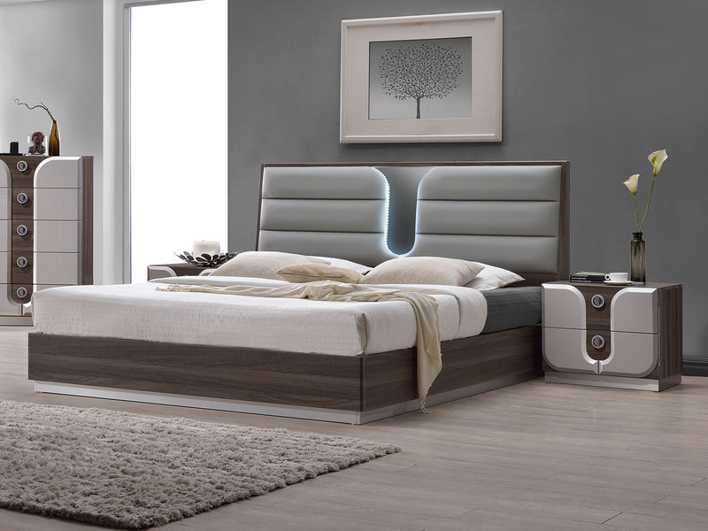 London 20.5" Tall 2 Drawer Nightstand