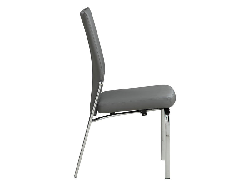 Molly 18.1" Wide Motion-Back Faux Leather Dining Chair (Set of 2)