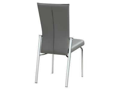 Molly 18.1" Wide Motion-Back Faux Leather Dining Chair (Set of 2)