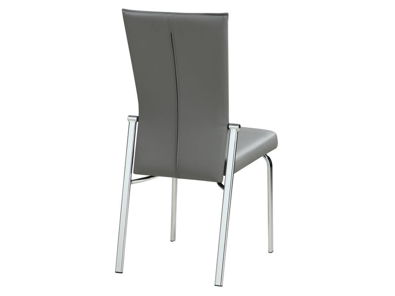 Molly 18.1" Wide Motion-Back Faux Leather Dining Chair (Set of 2)