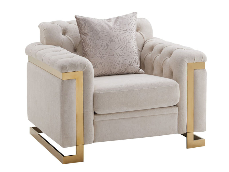 Chloe 42" Wide Tufted Armchair