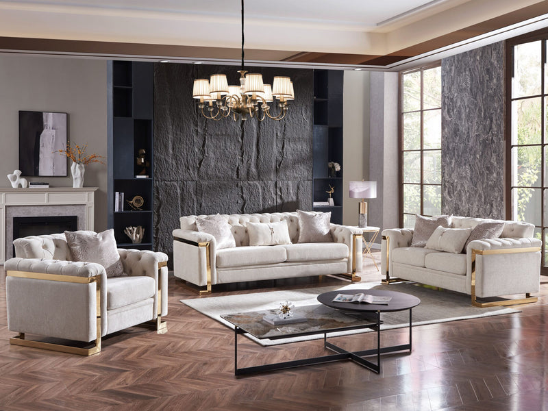 Chloe 42" Wide Tufted Armchair