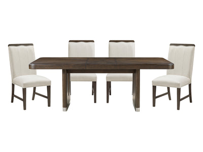 Clara Home 6-8 Person Extendable Dining Room Set