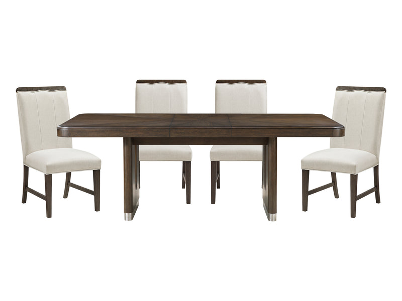 Clara Home 6-8 Person Extendable Dining Room Set