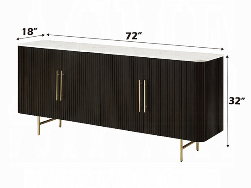 Clayten 72" Wide 4 Door Buffet