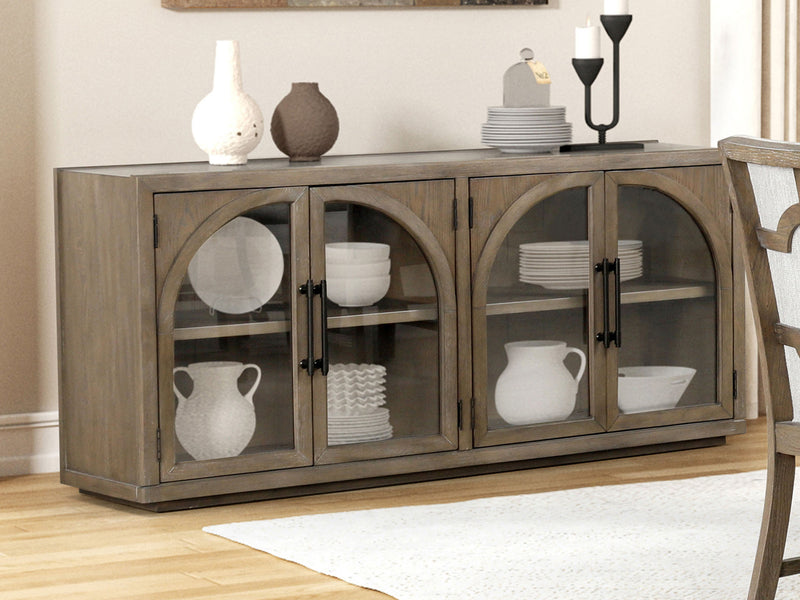 Clements 70" Wide 4 Door Buffet