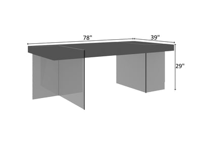 Cloudelm 78" Wide Dining Table