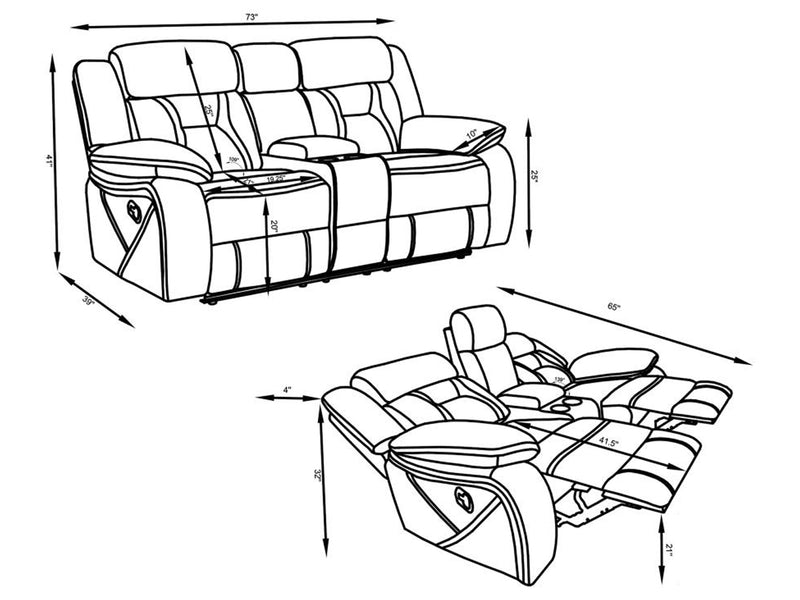Higgins Recliner Set
