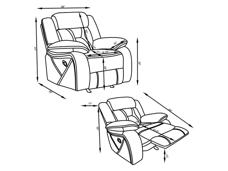 Higgins Recliner Set