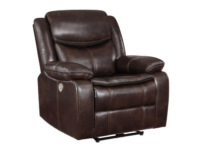 Sycamore 38" Wide Leather Recliner Armchair