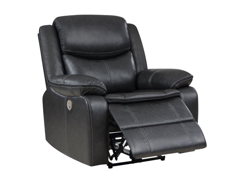 Sycamore 38" Wide Leather Recliner Armchair