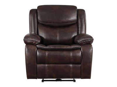 Sycamore 38" Wide Leather Recliner Armchair