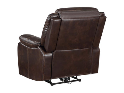 Sycamore 38" Wide Leather Recliner Armchair