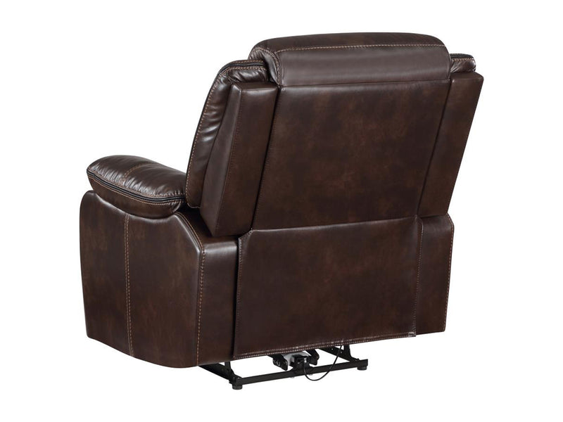 Sycamore 38" Wide Leather Recliner Armchair