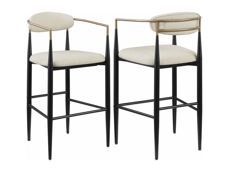 Tina Coa 22.5" Wide Bar Stool (Set of 2)