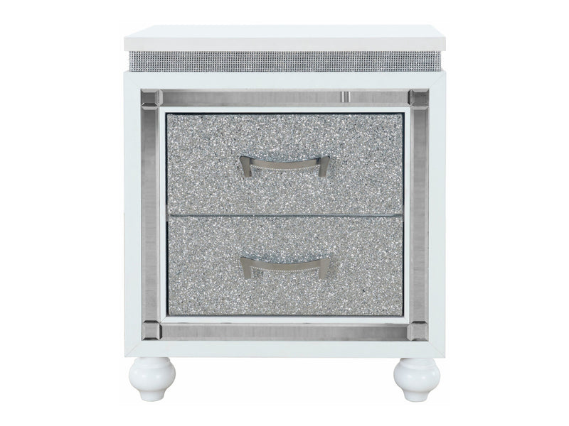 Collete 25.7" Tall 2 Drawer Nightstand